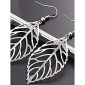 お買い得  イヤリング-女性用 イヤリング・ピアス ファッション アウトドア リーフ柄 イヤリング