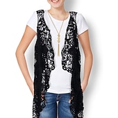 preiswerte Outfits-Hippie Retro Vintage 1960er 1970er Cosplay Kostüm Austattungen Zubehörset Wildlederweste Damen Kostüm Jahrgang Cosplay Party / Abend Maskerade Weste Karneval Schlager Outfit