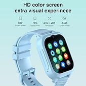 abordables Montres connectées-k26 4g enfants montre intelligente enfants smartwatch téléphone montre sim carte réveil photo sos gps localisation tracker enfant montre hd vidéo chat appel cadeau d&#039;anniversaire