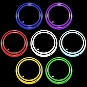cheap Decorative Lights-Smart Luminous Water Coaster LED Car Cup Holder Lights 7 Colors Changing USB Charging Mat Waterproof Cup Pad Interior Atmosphere Lamp Decoration Light for Oktoberfest Car Accessories 1pc