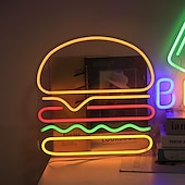 billiga LED-neonlampor-oktoberfest heja ölflaska neon bar skylt usb på/av-brytare hamburgare led neonljus för pubfest restaurang klubb butik väggdekor