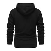 abordables sudaderas basicas hombre-Hombre Sudadera con cremallera Sudaderas con cremallera Negro Blanco Vino Color Camello Gris Oscuro Con Capucha Bloque de color Cerrar Bolsillo Deporte Diario Deportes Poliéster Ropa de calle Fresco