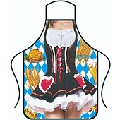 levne zástěry-Pivo Oktoberfest Kostým Zástěra Dámské šaty Lederhosen Oktoberfest / pivo Bavorský Bavorský pár Bavorský Mnichov Wiesn Louky Pánské Dámské Tradiční Styl Tkanina Zástěra