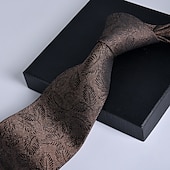 abordables Cravates &amp; noeuds papillons-Homme Cravate Cravates Classique Imprimer Imprime A Fleur Mariage Fête d&#039;anniversaire