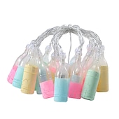 cheap Battery String Lights-Wine Bottle String Lights Oktoberfest Battery Operated10/20/40LED String Lights Summer Life String Lights Decor For Home Bedroom Yard Patio Wedding Birthday Party Summer Decor