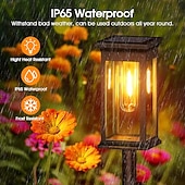 preiswerte Bodenlichter-Solar-Wegeleuchten, wasserdichte IP65-Solar-Gartenleuchten mit automatischem Ein- und Ausschalten für Gehwege, Höfe und Landschaftsdekoration