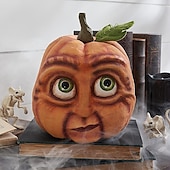 billige Halloween hengende og borddekorasjoner-halloween gresskar dekor høstdekor uttrykksfulle gresskar figurer familie utendørs freak sett med seks kombinasjoner lokale layout rekvisitter for innendørs/utendørs fest