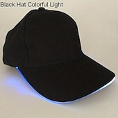 voordelige Noviteiten-led lichtgevende hoed lichtgevende baseballpet outdoor zonneklep zonnebrandcrème pet lichtgevende pet