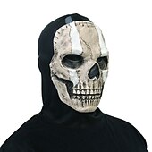 abordables Masque d&#039;Halloween &amp; Accessoires-halloween call of duty war zone 2, call of duty mw2, nouveau jeu squelette fantôme masque couvre-chef cosplay halloween décoration
