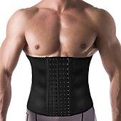 olcso Testmasszírozó-férfi karcsúsító alakformáló férfi derék edző cincher fűző férfi testmodellező öv haskontroll formáló pánt fitnesz formázóruha