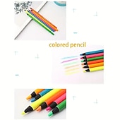 abordables suministros de pintura, dibujo y arte-18 colores lápices metálicos lápices de colores dibujo lápices de colores suministros de arte