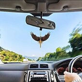 economico Ornamenti e pendenti per auto-1pc auto acrilico marrone aquila volante decorazione appesa per accessori per specchietti retrovisori ciondolo interno