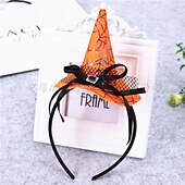 levne Příslušenství-Čerodějnice Klobouky Halloween rekvizity Dospělé Dámské Dívčí předvečer Všech svatých předvečer Všech svatých Karneval Mardi Gras Jednoduchý karnevalový kostým