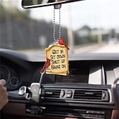 economico Ornamenti e pendenti per auto-1pc auto acrilico marrone aquila volante decorazione appesa per accessori per specchietti retrovisori ciondolo interno
