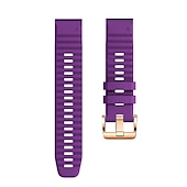 baratos Relógios Garmin-Pulseiras de Relógio para Garmin Fenix 7S Pro 6S 5S Plus Epix Pro 42mm Approach S70 42mm Instinct 2S Descent Mk2S D2 Delta S 20mm Silicone Substituição Alça 20mm Respirável Mulheres Homens Pulseira