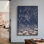cheap Abstract Paintings-Large Oil Painting 100% Handmade Hand Painted Wall Art On Canvas Grey Modern Abstract Classic Home Decoration Decor Rolled Canvas No Frame Unstretched