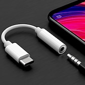 levne Kabely pro mobilní telefony-konektor usb c na 3,5 mm samičí jack náhlavní souprava adaptér pro sluchátka sluchátka mikrofon drátový aux kabel samec typ c na 3,5 mm audio převodník