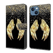 お買い得  iPhone用ケース-電話 ケース 用途 iPhone 16 iPhone15 iPhone 14 13 12 11 Pro Max Plus Mini ウォレットカードケース フリップカバー スタンド付き 磁石バックル カード挿入口 バタフライ フラワー 花 TPU PUレザー