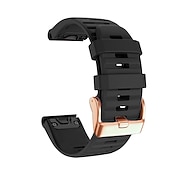 baratos Relógios Garmin-Pulseiras de Relógio para Garmin Fenix 7S Pro 6S 5S Plus Epix Pro 42mm Approach S70 42mm Instinct 2S Descent Mk2S D2 Delta S 20mm Silicone Substituição Alça 20mm Respirável Mulheres Homens Pulseira