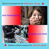 cheap Security Sensors &amp; Alarms-G06 Long Standby Micro Hidden Personal GPS Tracker Real Time Tracking SOS Panic Calling Alarm for Kids Children Elderly Ladies