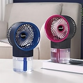 preiswerte Ventilator-Mini Schreibtisch Luftkühler Sprühlüfter – USB wiederaufladbarer Wassermist-Luftbefeuchter Klimaanlagenlüfter für Zuhause oder Büro