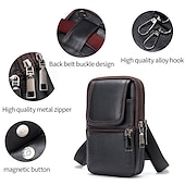billiga Herrväskor-crossbody axelväska för män för män - kompakt budväska med flera fack med justerbar rem för resor och vardagsbruk