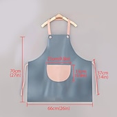 billige forkle-vanntett kokkeforkle for kvinner og menn, kjøkkenkokeforkle, personlig hageforkle, oljetett arbeidsforkle cross back heavy duty justerbar