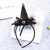 levne Příslušenství-Čerodějnice Klobouky Halloween rekvizity Dospělé Dámské Dívčí předvečer Všech svatých předvečer Všech svatých Karneval Mardi Gras Jednoduchý karnevalový kostým