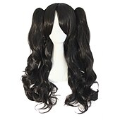 cheap Party Wigs-Wavy Blonde Ponytail Wig for Jean Cosplay Game Princess Golden Anime Hair Wigs with Pigtails Bangs Halloween Wigs