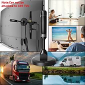 economico Box tv-antenna tv digitale hdtv amplificata portata 3600 miglia indoor outdoor w/base magnetica