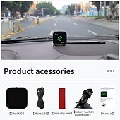 levne HUD displeje-g4s hud gps head up display led automatický rychloměr elektronika digitální připomenutí alarmu gps hud autopříslušenství pro všechny vozy
