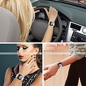זול להקות שעונים של Fitbit-צפו בנד ל פיטביט Versa 2 / Versa Lite / Versa SE / Versa בד ניילון תַחֲלִיף רצועה רך נושם לולאת ספורט צמיד