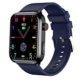 abordables Montres connectées-iMosi ET210 Montre intelligente 1.91 pouce Smartwatch Montre Connectée Bluetooth ECG + PPG Surveillance de la température Podomètre Compatible avec Android iOS Femme Hommes Longue Veille Mode