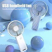 Недорогие Вентиляторы-Складной ручной мини-вентилятор – 3 скорости USB перезаряжаемый персональный вентилятор для путешествий офиса домашнего использования
