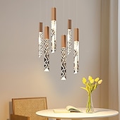 economico Luci Isola cucina-2-Light 3-Light 6-Light 3 cm Oscurabile Design unico Luci Pendenti Alluminio Galvanizzato Moderno Stile nordico 110-120V 220-240V