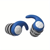 abordables Soins Personnels &amp; Santé-1 paire de bouchons d&#039;oreille en silicone doux et confortables bouchons d&#039;oreille isolation phonique réduction du bruit écouteurs filtre de bruit dormir natation étanche trois couches muet