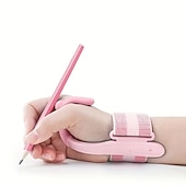 preiswerte Schreibwaren-1 Stück Schreibhaltungstrainer für Schüler, Stifthalter, Korrektor, Handgelenkstütze, Ärmel, Handschrift, verstellbare Unterstützung, ergonomisch, für Schule, Trainingshilfe, Korrekturzubehör
