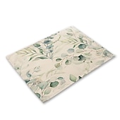 abordables Napperons et sous-verres et dessous de plat-sets de table verts résistant à la chaleur set de table de ferme set de table résistant aux taches, set de table pour mariage cuisine table à manger décoration intérieure extérieure