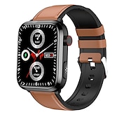 abordables Montres connectées-iMosi ET210 Montre intelligente 1.91 pouce Smartwatch Montre Connectée Bluetooth ECG + PPG Surveillance de la température Podomètre Compatible avec Android iOS Femme Hommes Longue Veille Mode