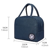 cheap Lunch Bags-Men&#039;s Women&#039;s Lunch Bag Oxford Cloth Aluminum Foil Outdoor Office Daily Zipper Print Tiered Insulated Large Capacity Waterproof Solid Color Striped Flamingos Leaf Grey Flamingo Green flamingo