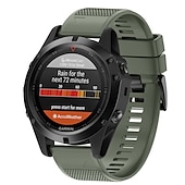 זול רצועות שעונים של Garmin-צפו בנד ל גרמין Fenix 7/7X / 7S FORERUNNER 955 אינסטינקט 2/2S אפיקס גישה ל-S62 סיליקוןריצה תַחֲלִיף רצועה 20mm 22mm 26mm רצועת ספורט צמיד