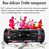 זול רמקולים-usb /aux/ tf כרטיס טלפון מחשב סאב וופר רמקול אלחוטי Bluetooth רמקול נייד סראונד סטריאו רמקול חיצוני