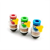 preiswerte Duscharmaturen-Sechsschichtiger einstellbarer Wasserhahnfilter, Wasserreiniger, Haushalt, Badezimmer, Küche, Wasserhahn, Wasserfilter, spritzwassergeschützt, Wasserhahn, Dusche