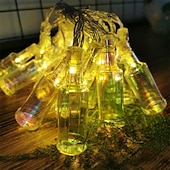 billige Batteridrevet-ølflaske string lights oktoberfest 50 leds string lights sommer string lights decor for home bedroom garden patio bryllup bursdagsfest sommer dekor