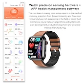 abordables Montres connectées-iMosi ET210 Montre intelligente 1.91 pouce Smartwatch Montre Connectée Bluetooth ECG + PPG Surveillance de la température Podomètre Compatible avec Android iOS Femme Hommes Longue Veille Mode
