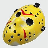 preiswerte Masken-Jason Vorhees Jason Voorhees Maske Haloween Figuren Erwachsene Herren Damen Grusel Gruseliges Kostüm Halloween Karneval Einfaches Karnevalskostüm