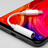 levne Kabely pro mobilní telefony-konektor usb c na 3,5 mm samičí jack náhlavní souprava adaptér pro sluchátka sluchátka mikrofon drátový aux kabel samec typ c na 3,5 mm audio převodník
