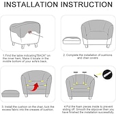 cheap Armchair Cover &amp; Armless Chair Cover-Velvet Club Chair Barrel Chair Slipcover Tub Chair Cover with Seat Cushion Cover Non Slip Furniture Protector Couch Cover with Elastic Bottom for Hotel Bar,Sage Green