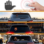 economico Luci notturne e decorative-luce del gesto del dito medio con il dito medio remoto accessori per autocarri leggeri accessori per auto divertenti regalo per auto ideale