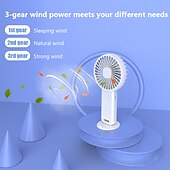 Недорогие Вентиляторы-Складной ручной мини-вентилятор – 3 скорости USB перезаряжаемый персональный вентилятор для путешествий офиса домашнего использования
